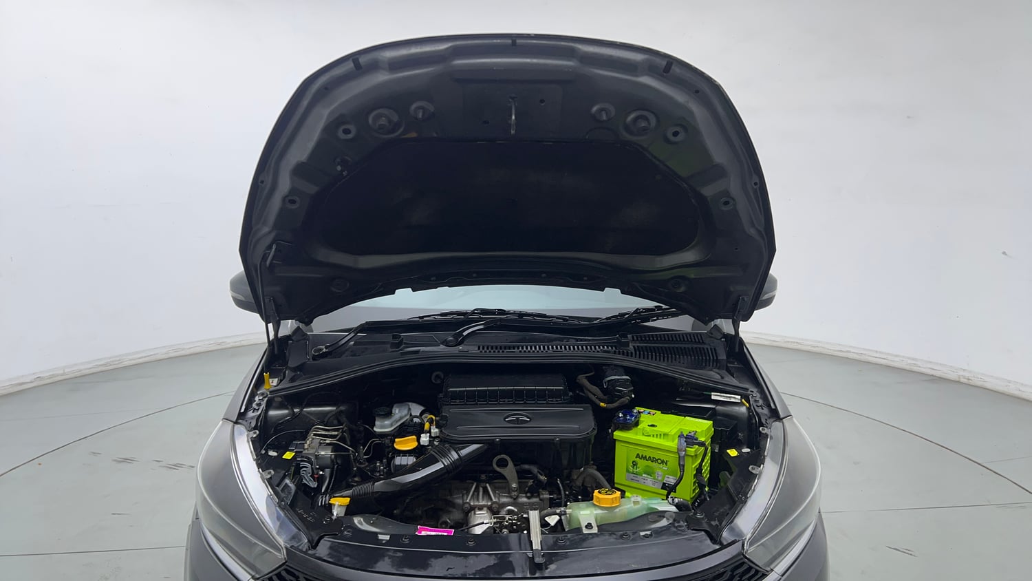 Used 2021 Tata Tiago XT Petrol Manual engine ENGINE & BONNET OPEN FRONT VIEW