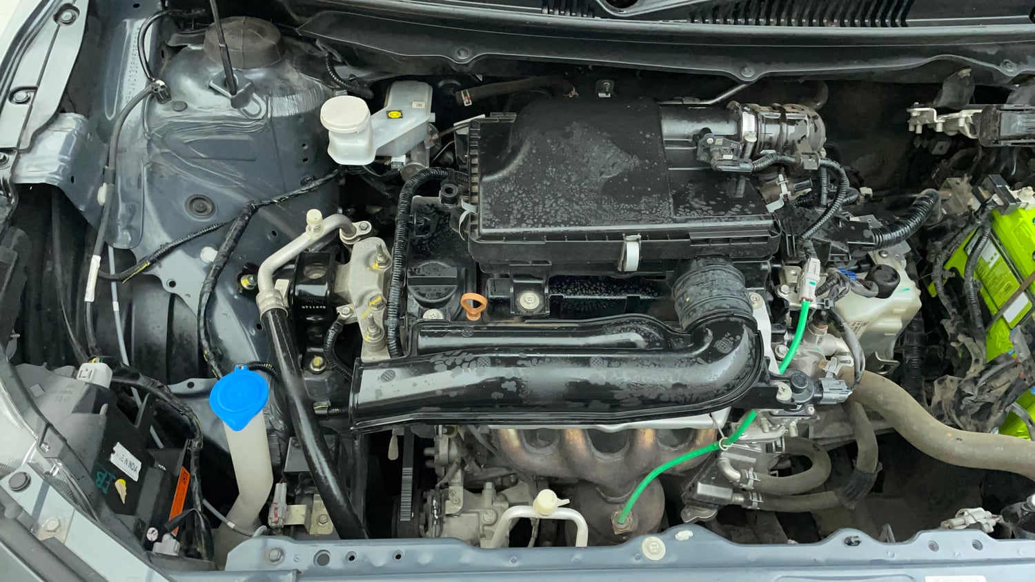Used 2024 Toyota Glanza G AMT Petrol Automatic engine ENGINE RIGHT SIDE VIEW