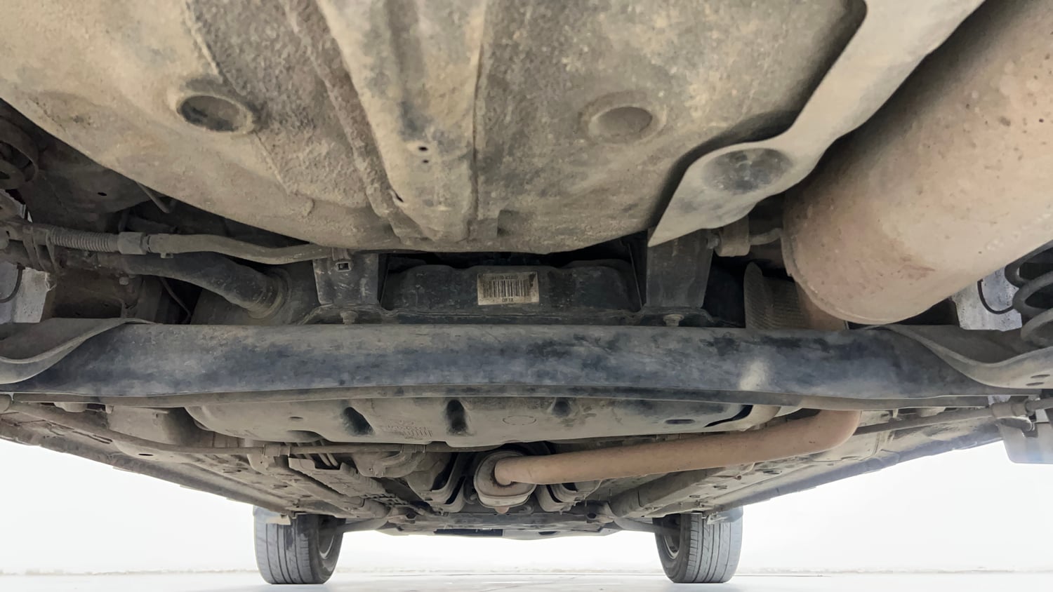 Used 2019 Hyundai Venue SX Plus 1.0 Turbo DCT Dual Tone Petrol Automatic extra REAR UNDERBODY VIEW (TAKEN FROM REAR)