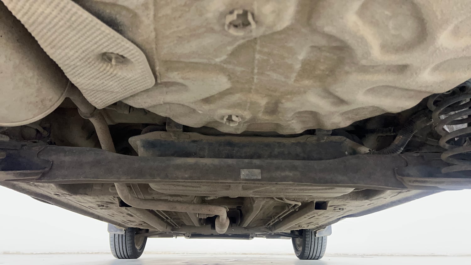 Used 2021 Renault Kiger RXZ AMT Petrol Automatic extra REAR UNDERBODY VIEW (TAKEN FROM REAR)
