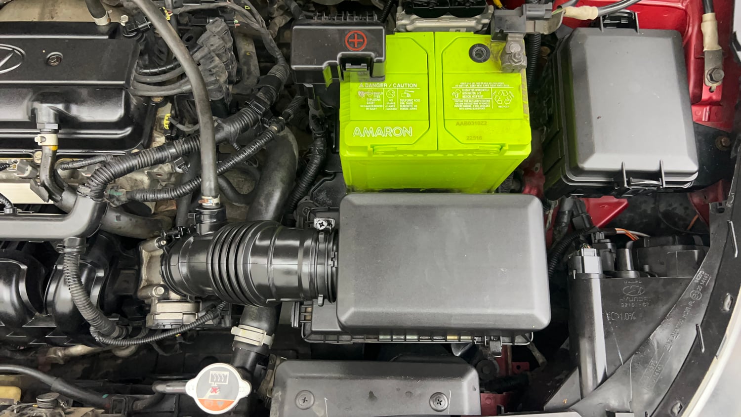 Used 2015 Hyundai Elite i20 Asta 1.2 Petrol Manual engine ENGINE LEFT SIDE VIEW