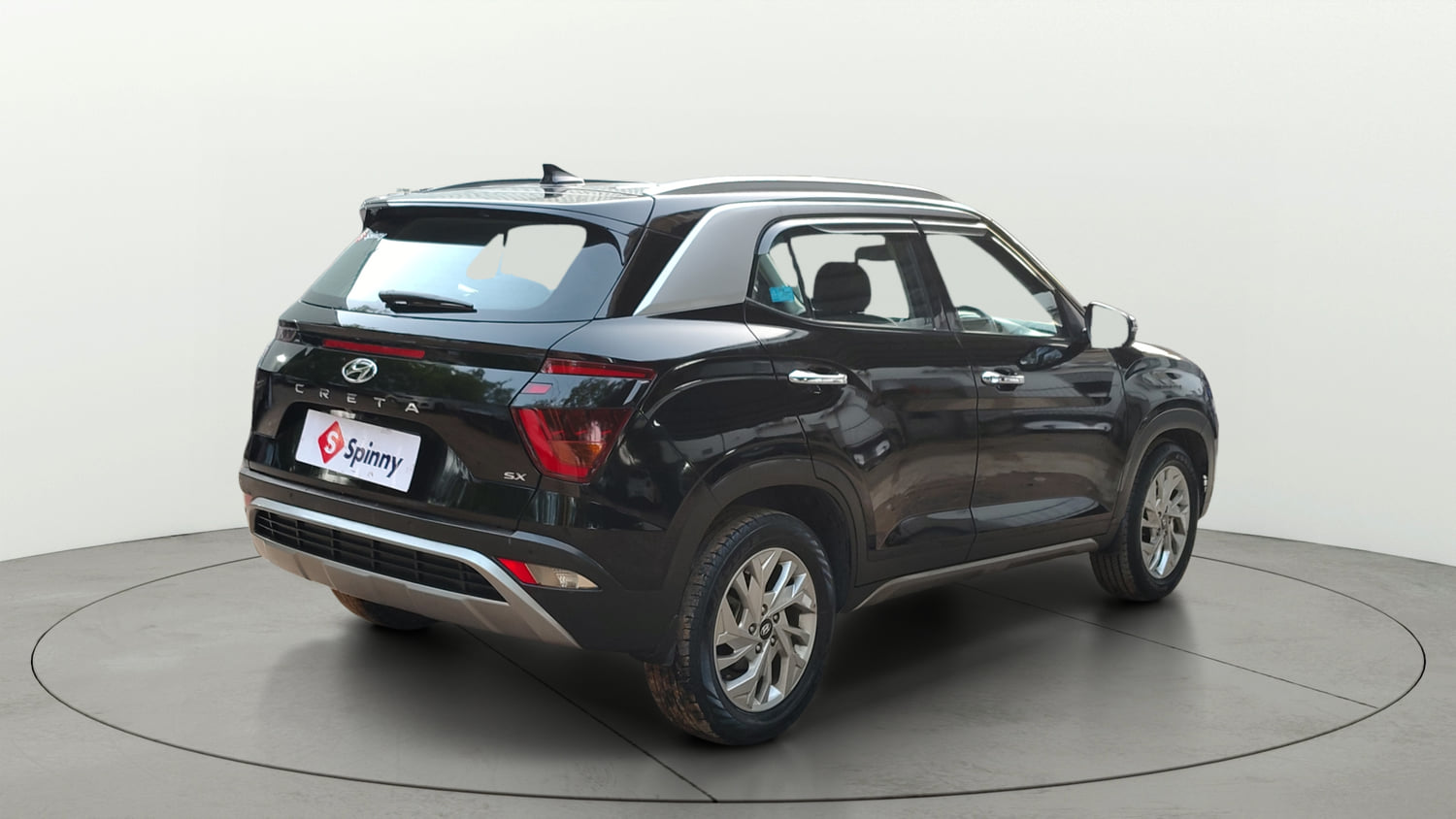 Used 2022 Hyundai Creta SX 1.5 Petrol Petrol Manual exterior RIGHT REAR CORNER VIEW