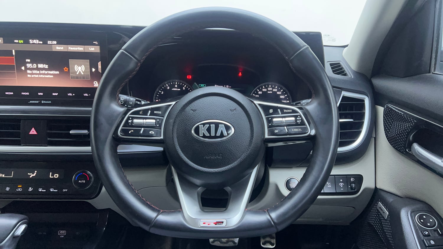 Used 2020 kia Seltos GTX Plus DCT 1.4 Petrol Automatic interior STEERING VIEW
