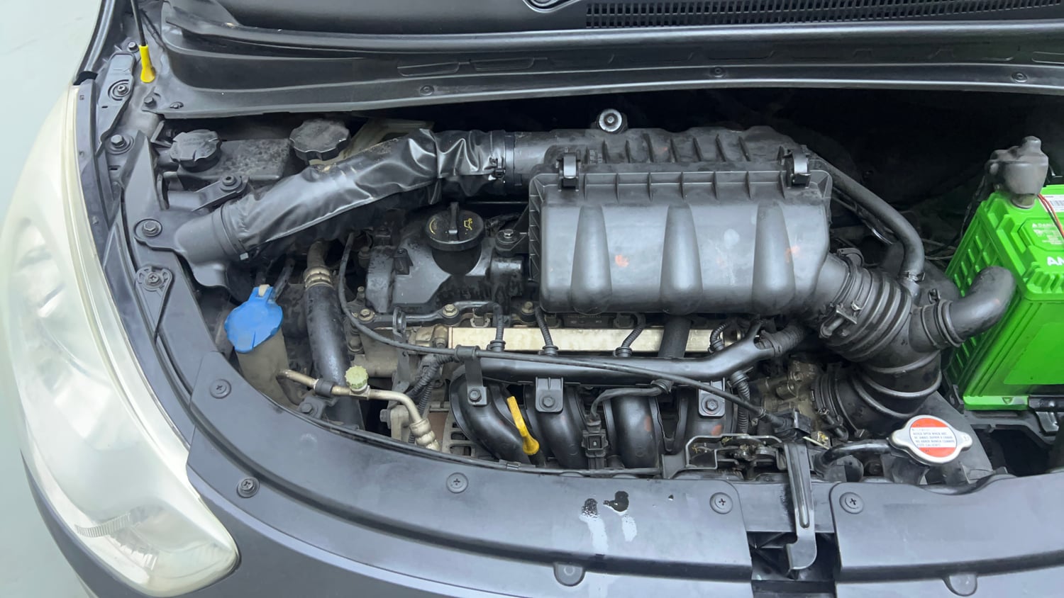 Used 2013 Hyundai i10 Magna 1.2 Kappa2 Petrol Manual engine ENGINE RIGHT SIDE VIEW
