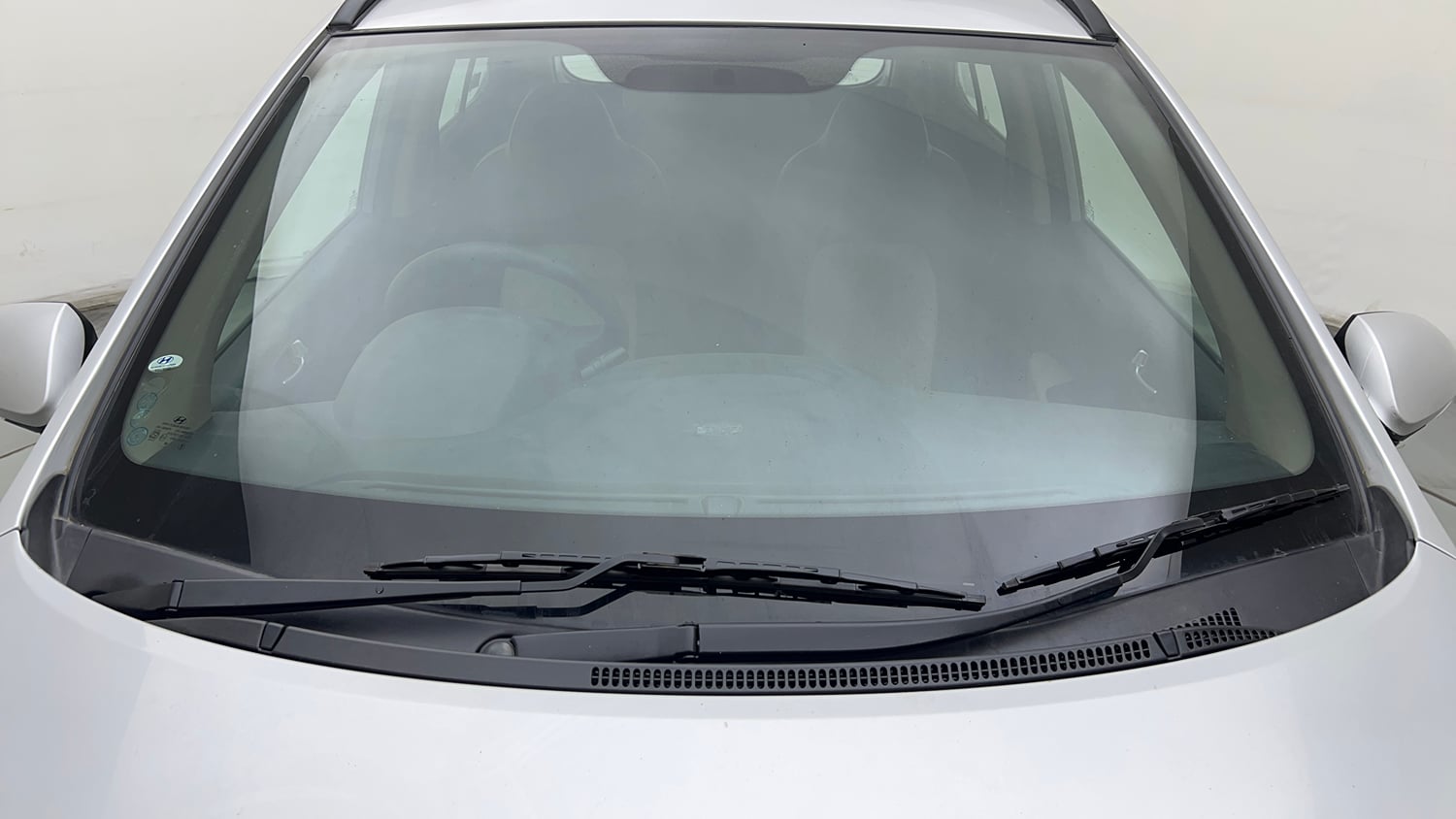 Used 2018 Hyundai Grand i10 Sportz (O) 1.2 Kappa VTVT Petrol Manual exterior FRONT WINDSHIELD VIEW