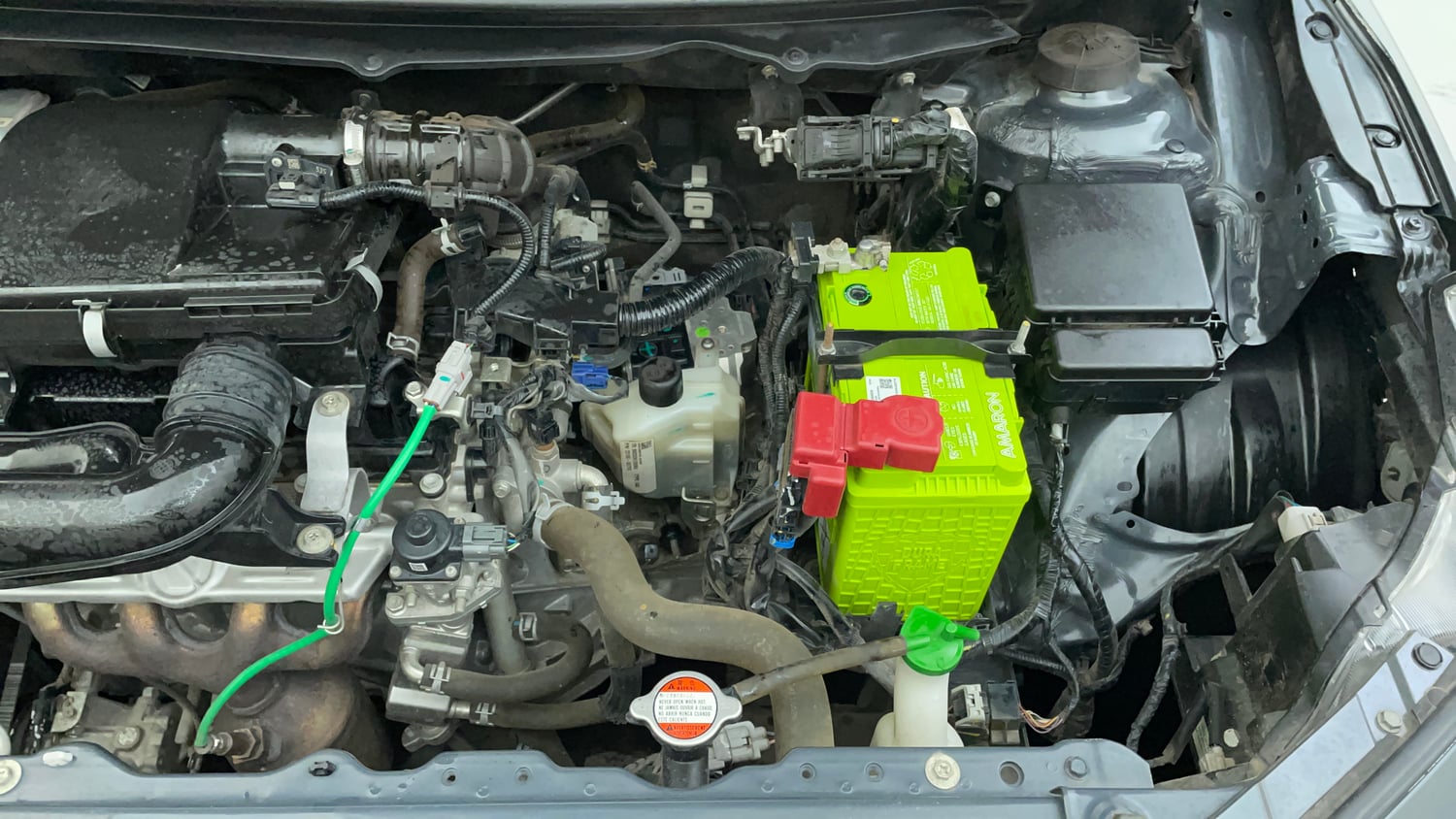 Used 2024 Toyota Glanza G AMT Petrol Automatic engine ENGINE LEFT SIDE VIEW