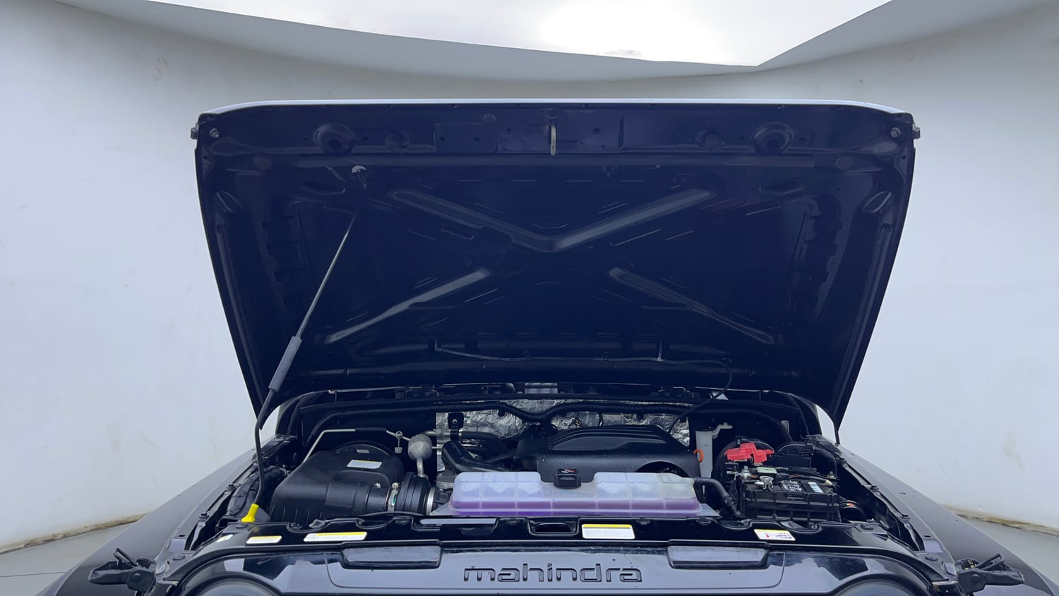 Used 2026 Mahindra Thar Roxx MX5 Petrol AT 2WD Petrol Automatic engine ENGINE & BONNET OPEN FRONT VIEW