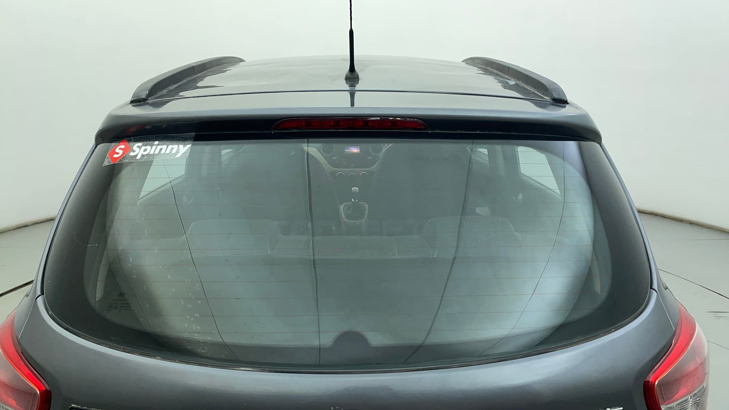 Used 2015 Hyundai Grand i10 Sportz 1.2 Kappa VTVT Petrol Manual exterior BACK WINDSHIELD VIEW