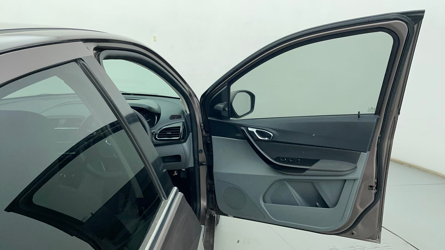 Used 2020 Tata Tigor Revotron XZA Petrol Automatic interior RIGHT FRONT DOOR OPEN VIEW