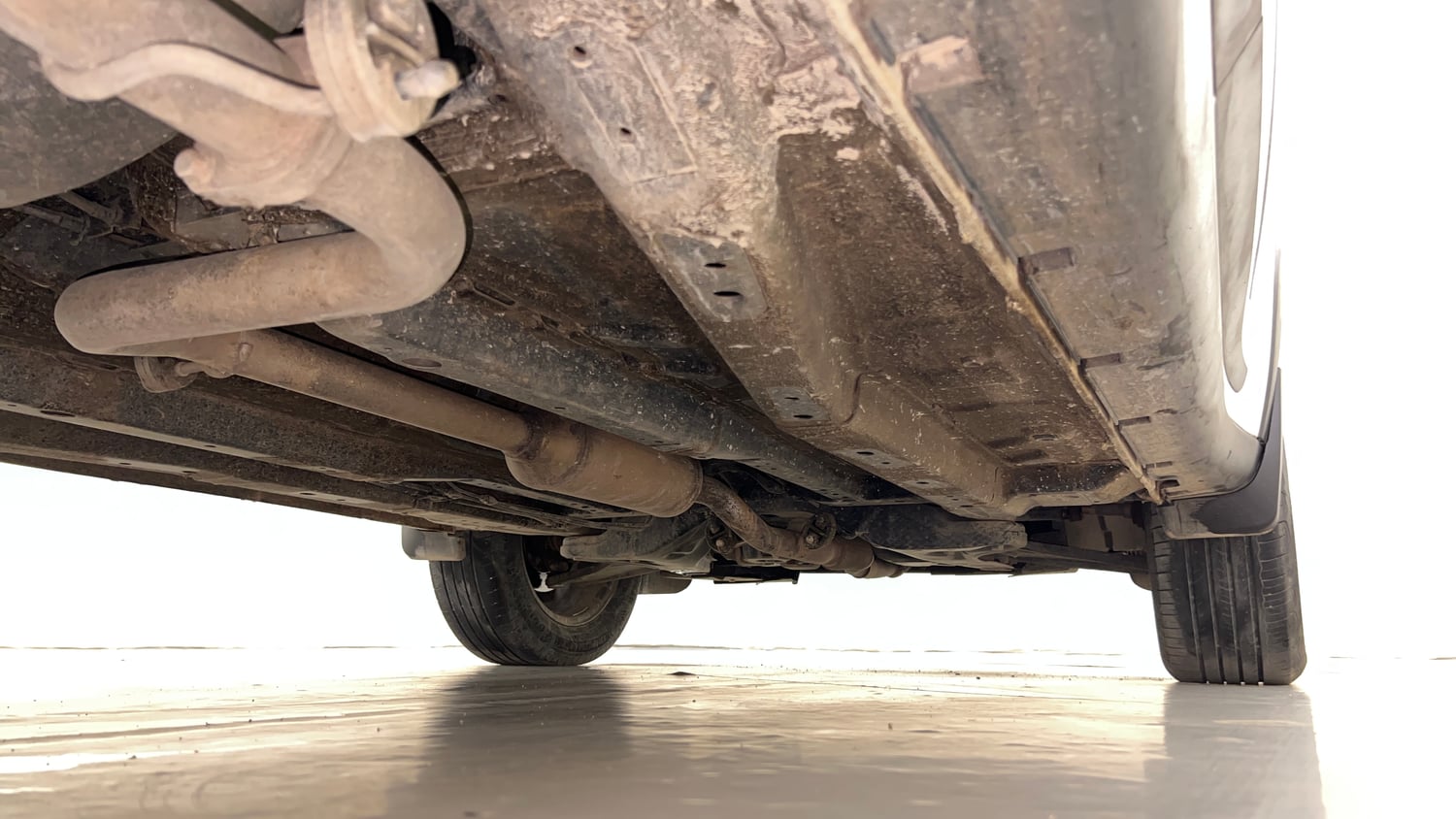 Used 2024 Tata Nexon Creative Plus S 1.2 Revotron Petrol 7DCA Petrol Automatic extra REAR RIGHT UNDERBODY VIEW