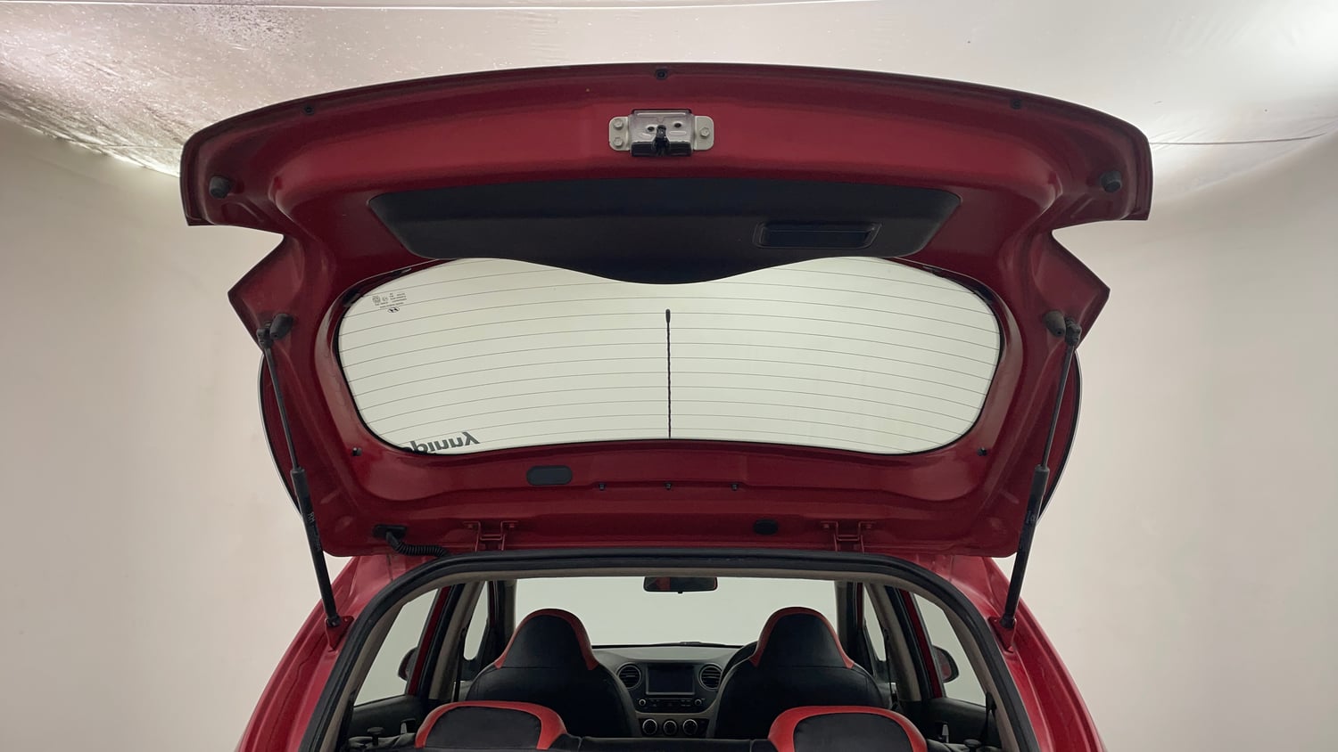 Used 2017 Hyundai Grand i10 Sportz (O) AT 1.2 Kappa VTVT Petrol Automatic interior DICKY DOOR OPEN VIEW