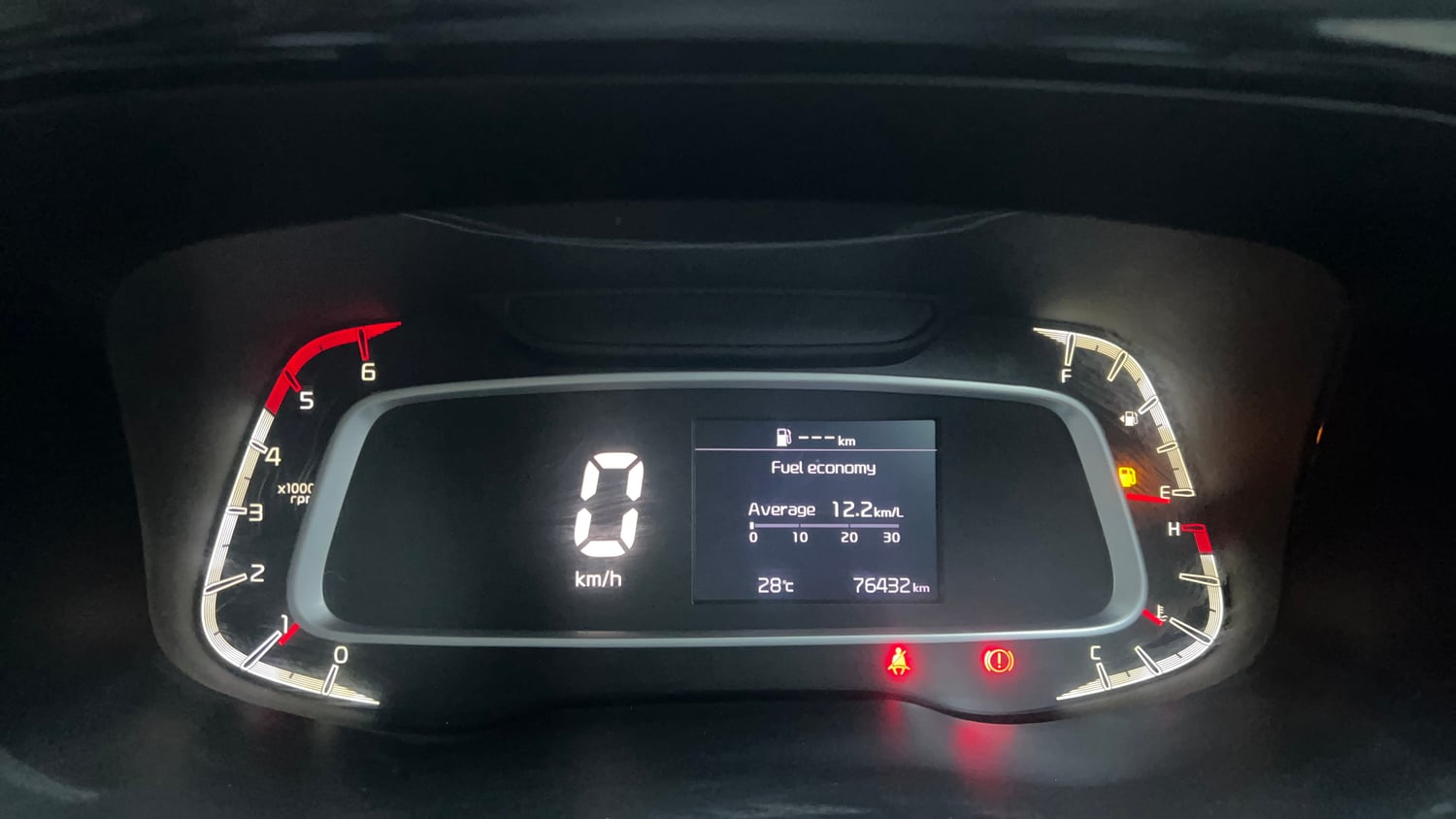 Used 2021 Kia Sonet HTX 1.5 Diesel Manual interior CLUSTERMETER VIEW