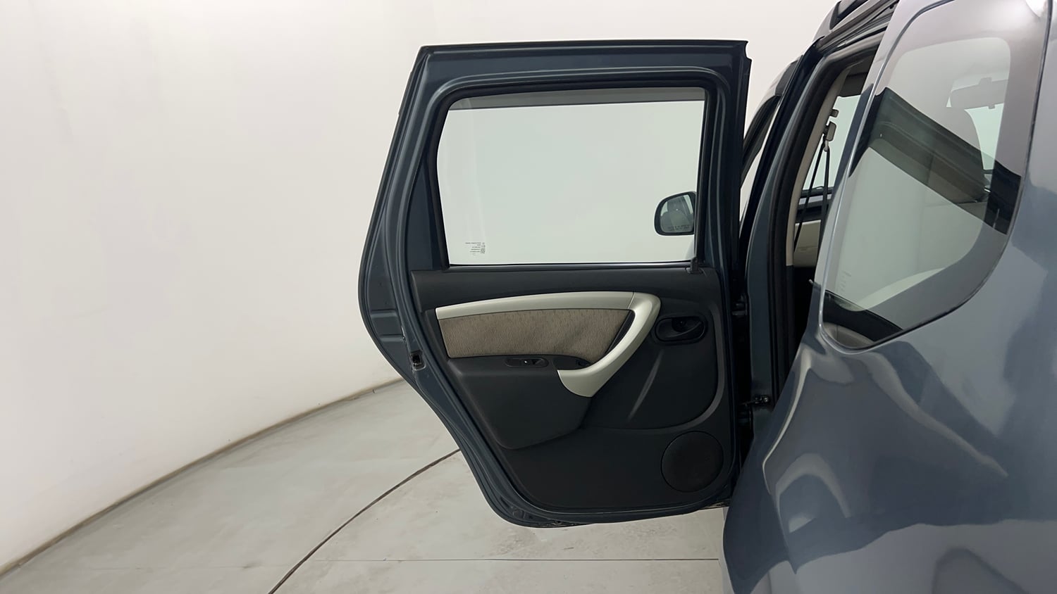 Used 2013 Renault Duster RxL Petrol Petrol Manual interior LEFT REAR DOOR OPEN VIEW