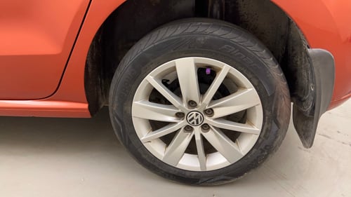 Used 2014 Volkswagen Polo Highline1.2L (P) Petrol Manual tyres LEFT REAR TYRE RIM VIEW