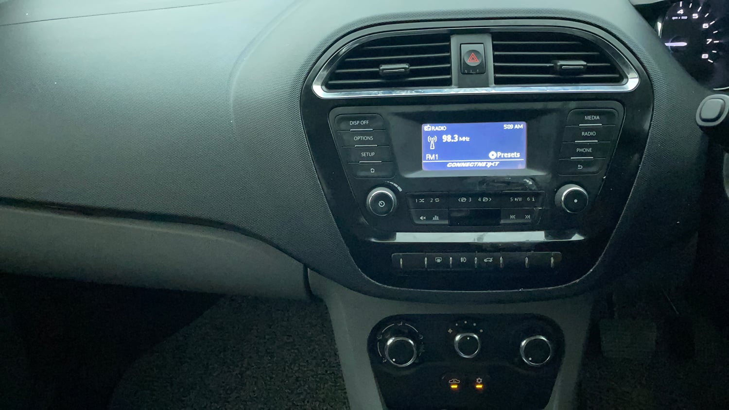 Used 2020 Tata Tigor Revotron XZA Petrol Automatic interior MUSIC SYSTEM & AC CONTROL VIEW
