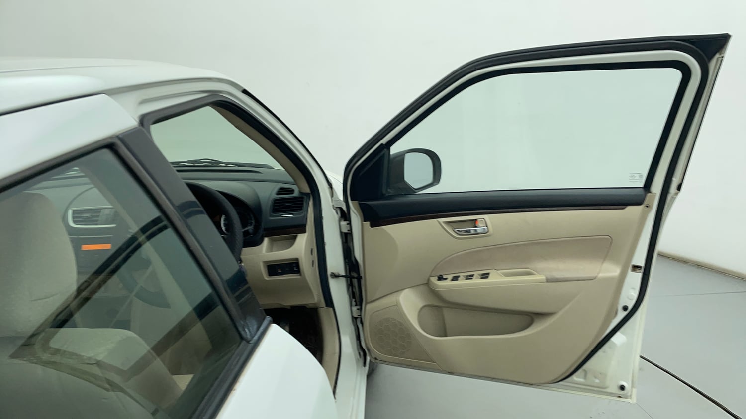 Used 2012 Maruti Suzuki Swift Dzire VXI Petrol Manual interior RIGHT FRONT DOOR OPEN VIEW