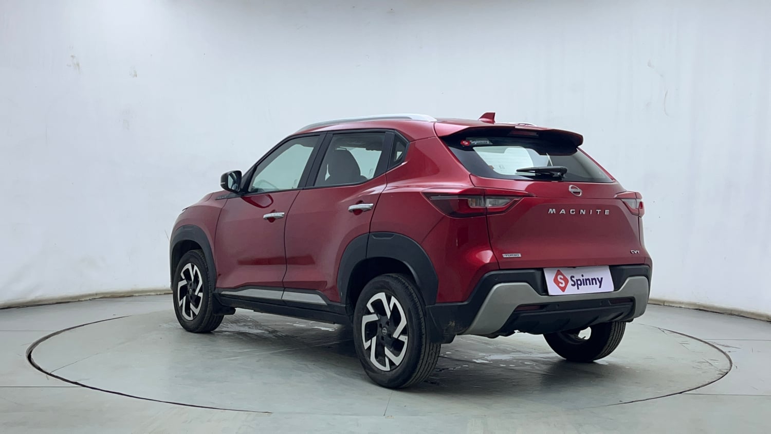Used 2023 Nissan Magnite XV Turbo CVT Petrol Automatic exterior LEFT REAR CORNER VIEW