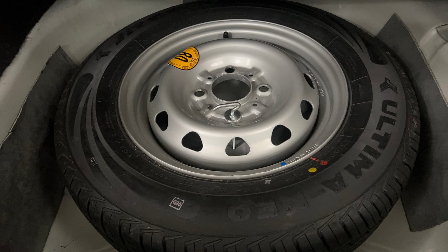 Used 2024 Tata Tigor XZ Plus Petrol Manual tyres SPARE TYRE VIEW