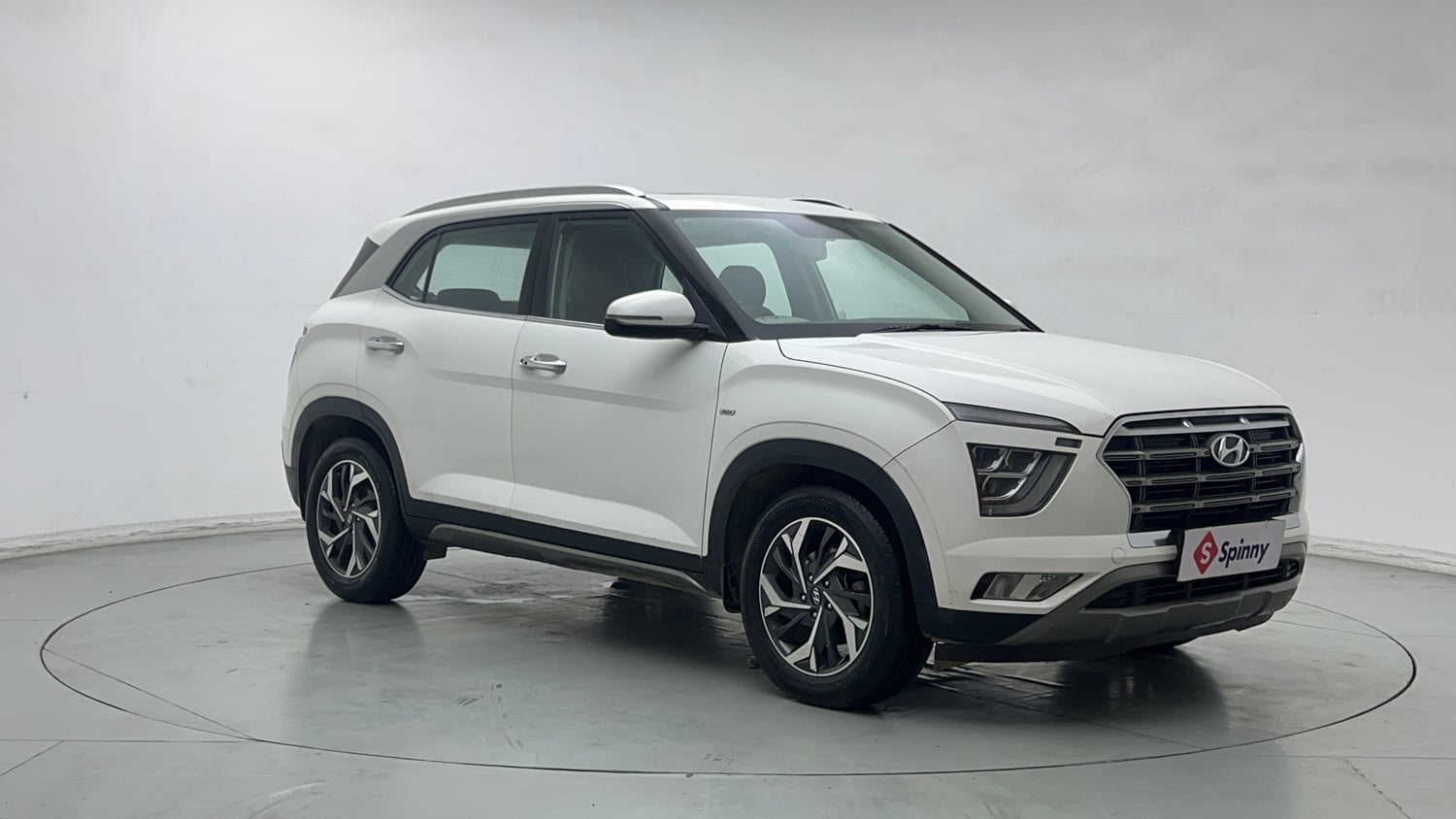 Used 2021 Hyundai Creta SX (O) 1.5 Diesel Automatic Diesel Automatic exterior RIGHT FRONT CORNER VIEW