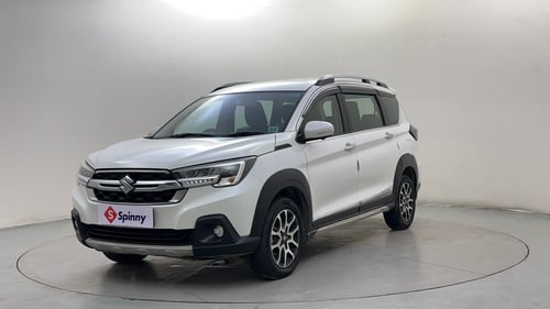 Used 2024 Maruti Suzuki XL6 Alpha AT Petrol Petrol Automatic exterior LEFT FRONT CORNER VIEW