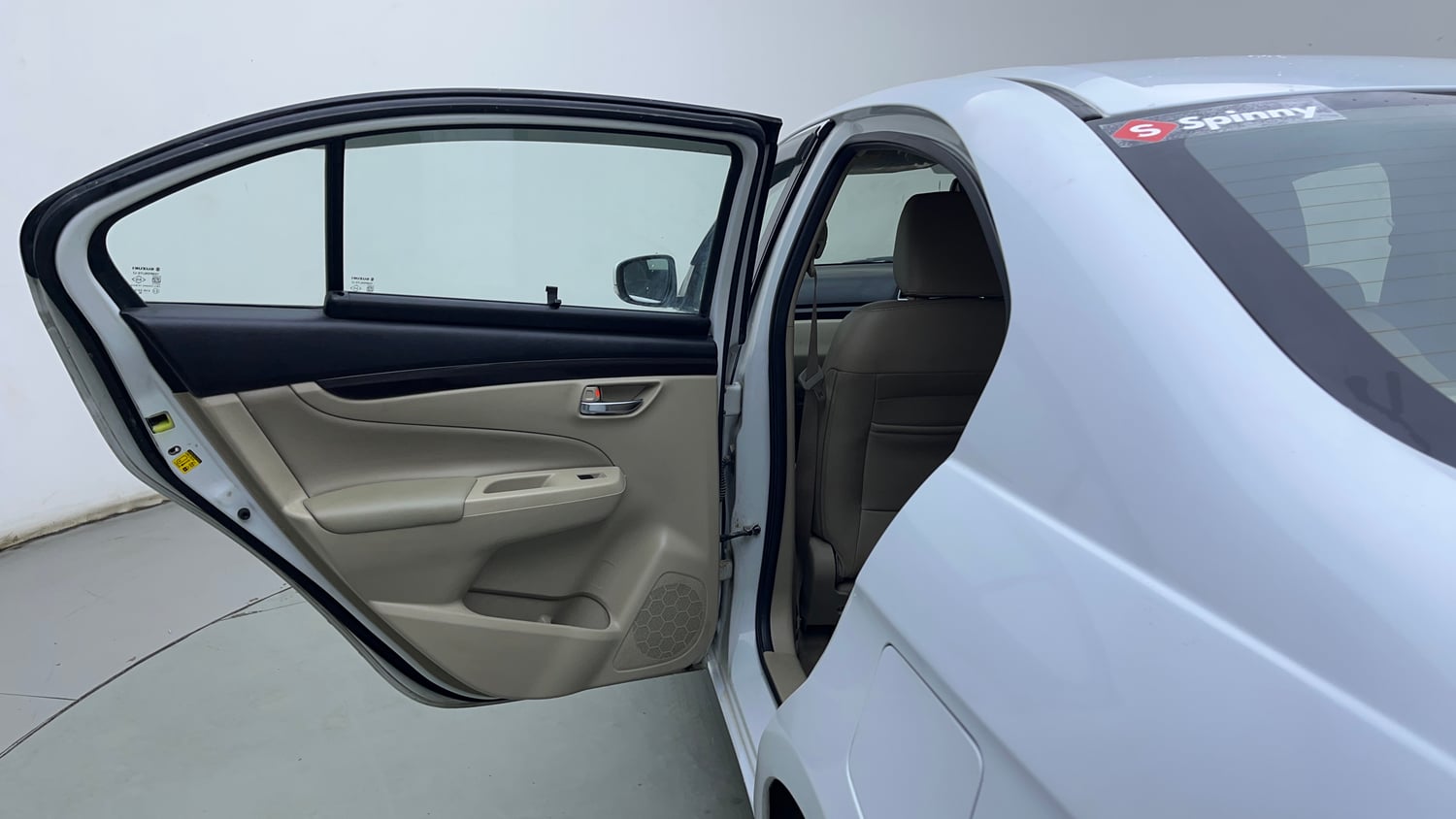 Used 2018 Maruti Suzuki Ciaz Alpha 1.4 AT Petrol Automatic interior LEFT REAR DOOR OPEN VIEW