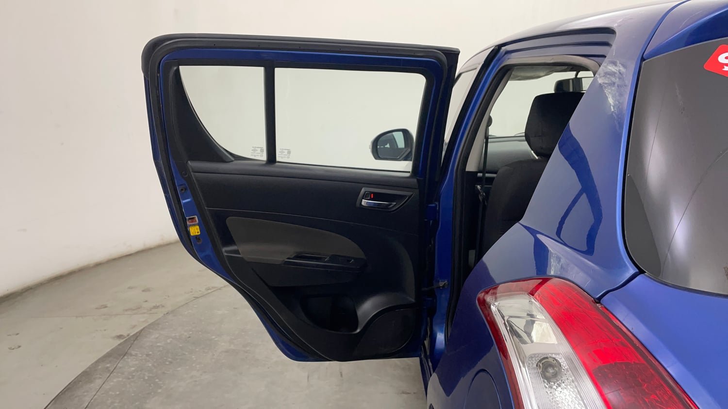 Used 2014 Maruti Suzuki Swift VXi Petrol Manual interior LEFT REAR DOOR OPEN VIEW