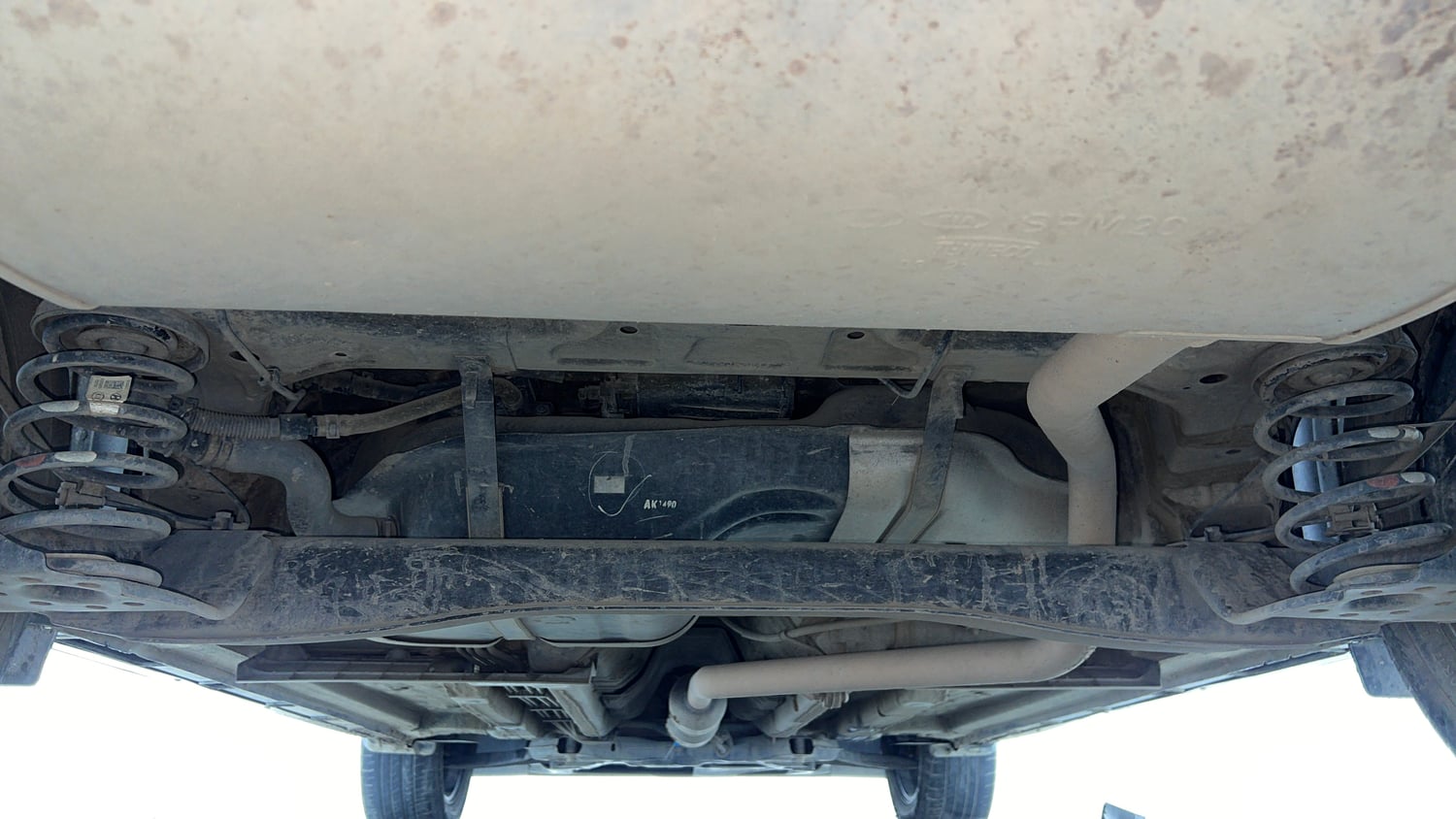 Used 2021 Kia Seltos Anniversary Edition 1.5 Petrol Manual extra REAR UNDERBODY VIEW (TAKEN FROM REAR)