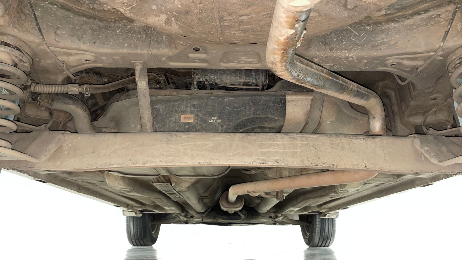Used 2018 Hyundai Creta E Plus 1.6 Petrol Petrol Manual extra REAR UNDERBODY VIEW (TAKEN FROM REAR)