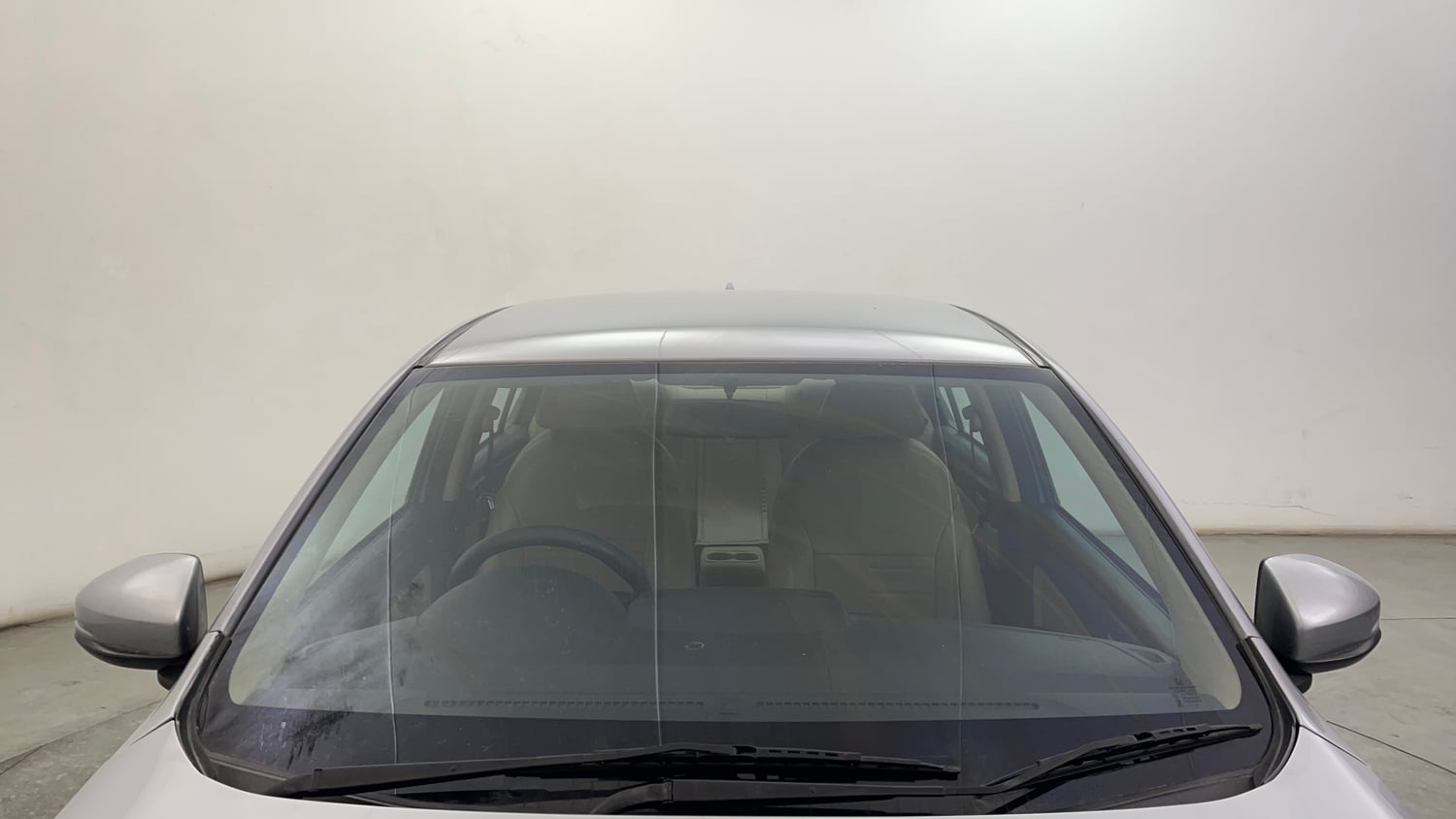 Used 2019 Honda Amaze 1.2 V MT Petrol Petrol Manual exterior FRONT WINDSHIELD VIEW