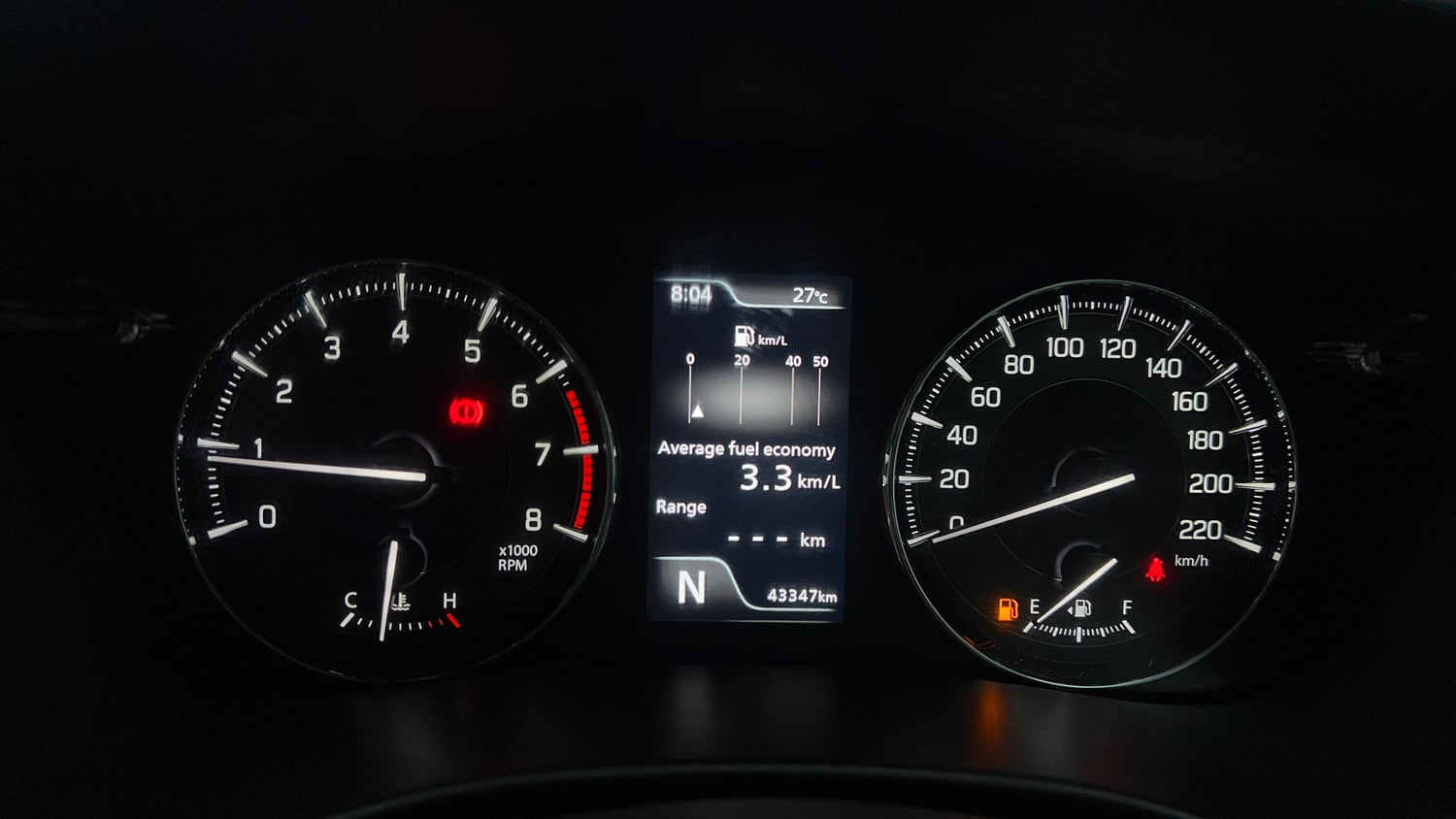 Used 2022 Maruti Suzuki Baleno Alpha AGS Petrol Automatic interior CLUSTERMETER VIEW