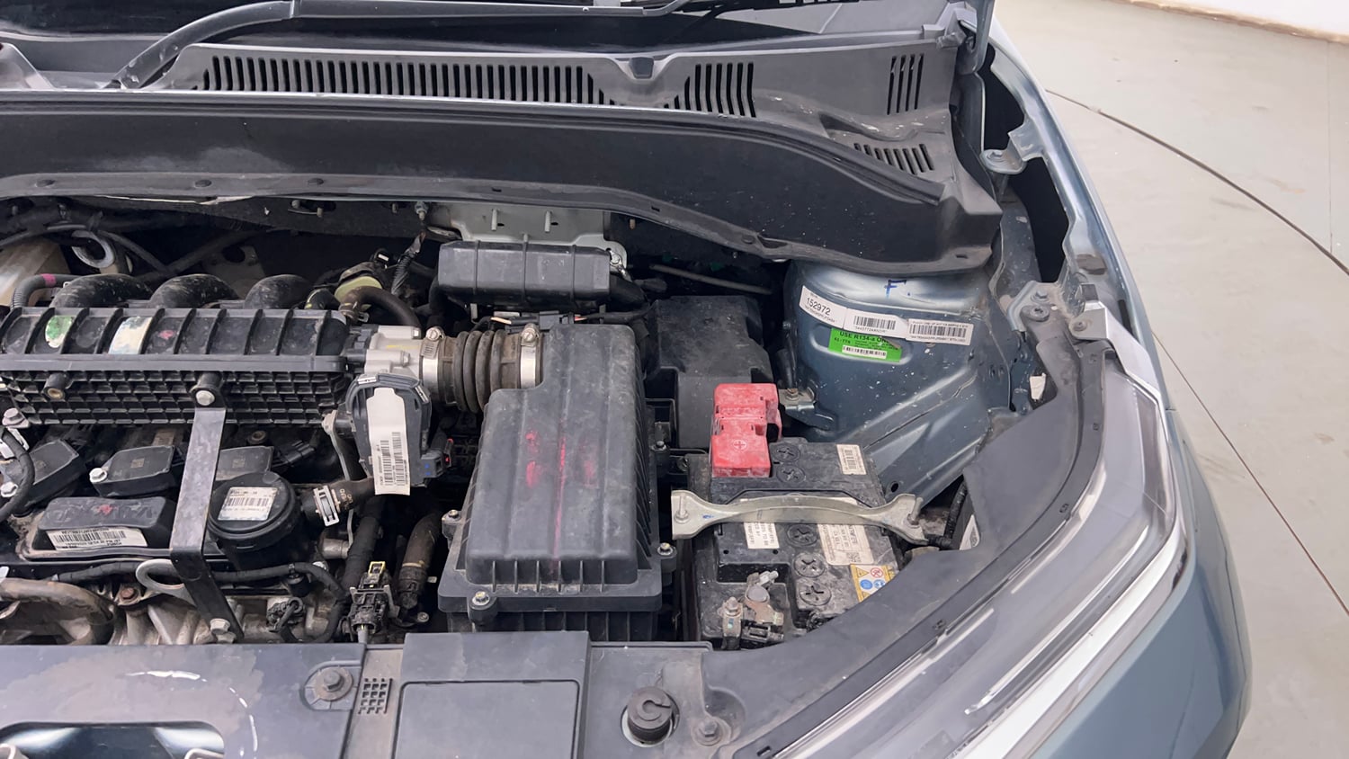 Used 2023 Tata Punch Creative Dual Tone AMT Petrol Automatic engine ENGINE LEFT SIDE VIEW