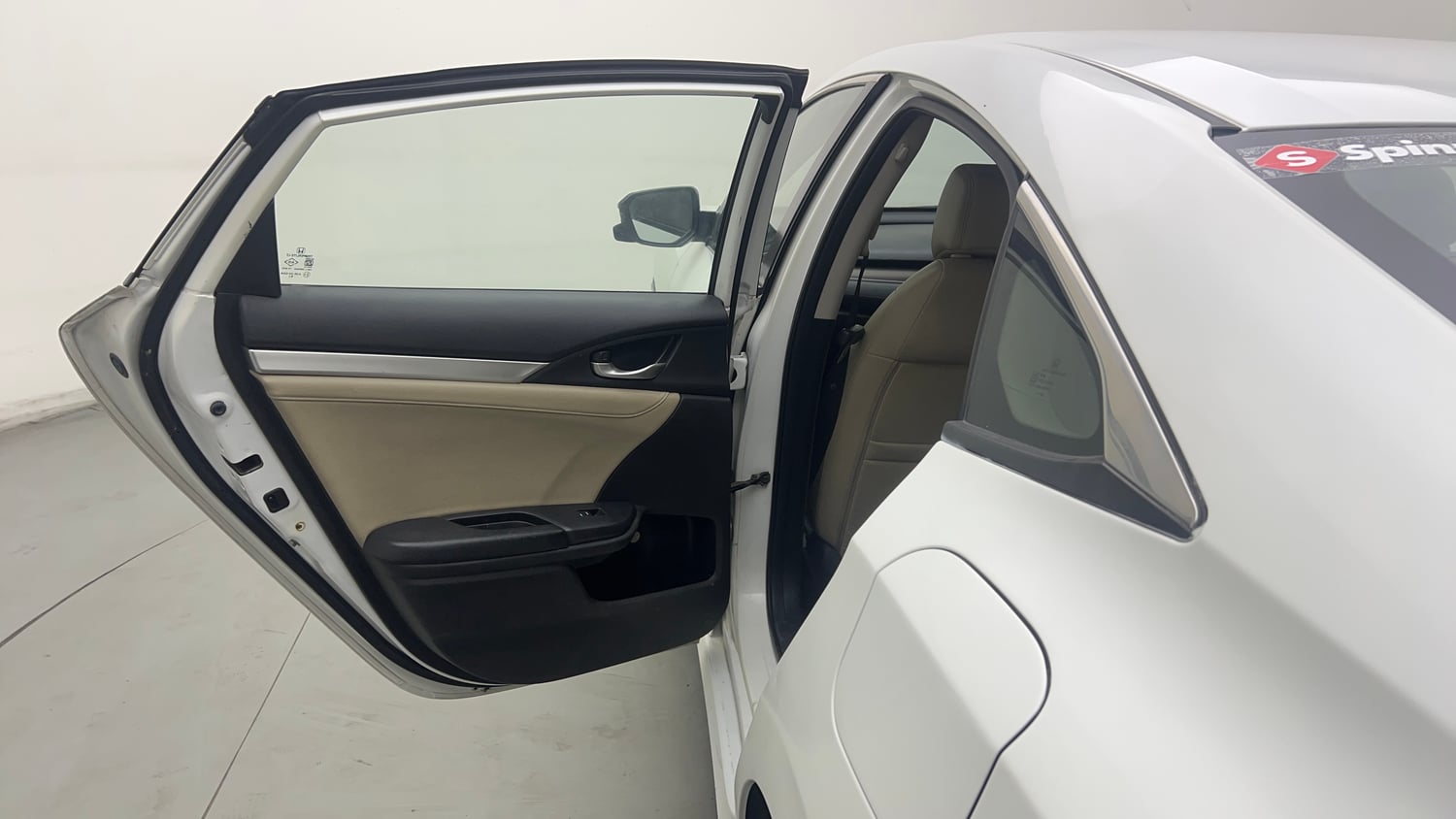 Used 2019 Honda Civic ZX CVT Petrol Petrol Automatic interior LEFT REAR DOOR OPEN VIEW