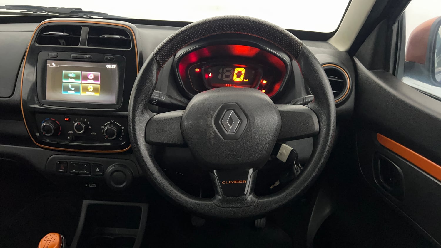Used 2019 Renault Kwid CLIMBER 1.0 Petrol Manual interior STEERING VIEW