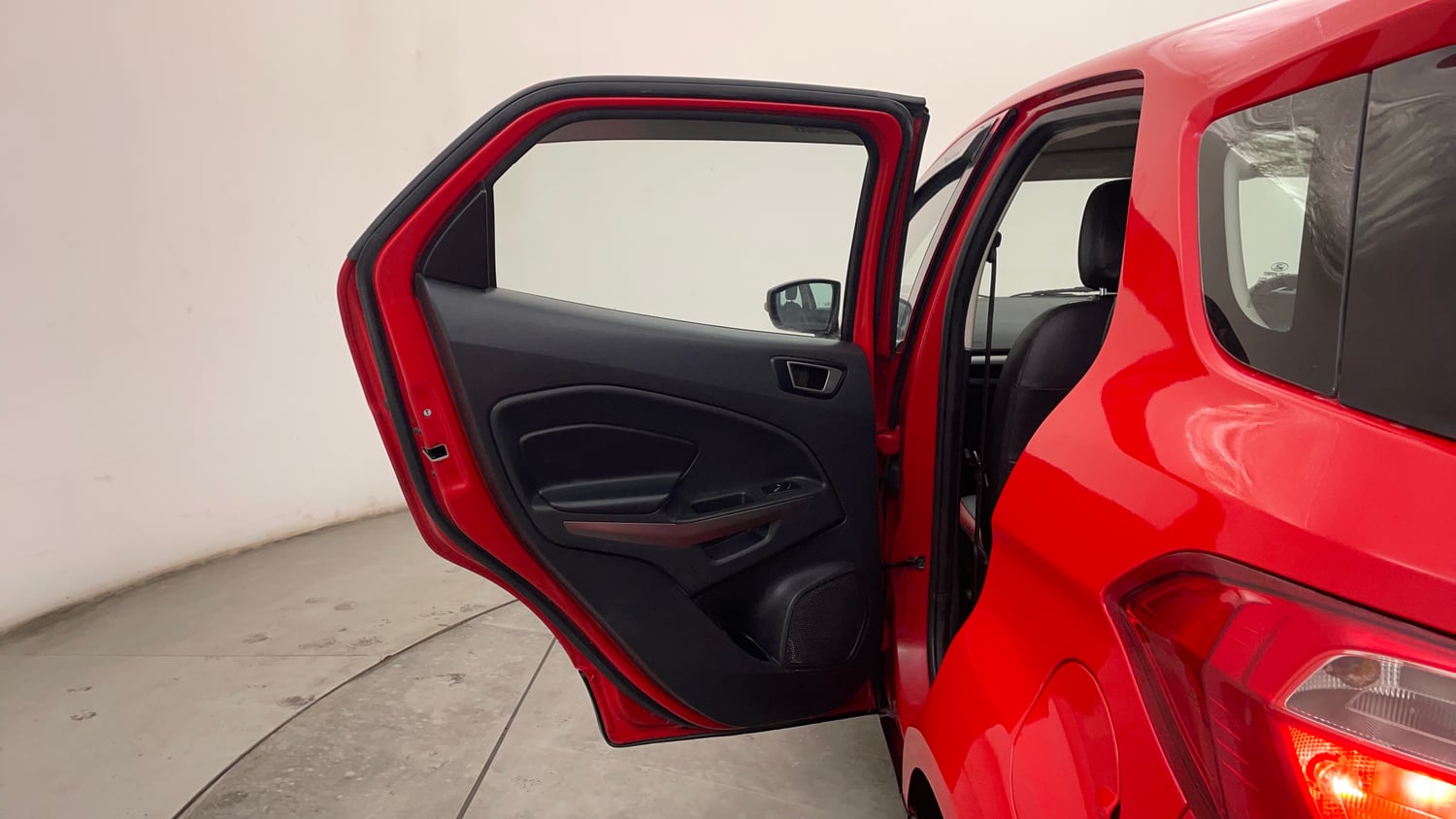 Used 2018 Ford EcoSport Trend 1.5L TDCi Diesel Manual interior LEFT REAR DOOR OPEN VIEW