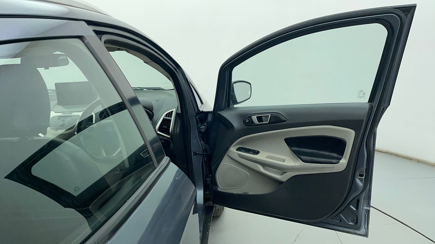 Used 2016 Ford EcoSport Trend 1.5L TDCi Diesel Manual interior RIGHT FRONT DOOR OPEN VIEW