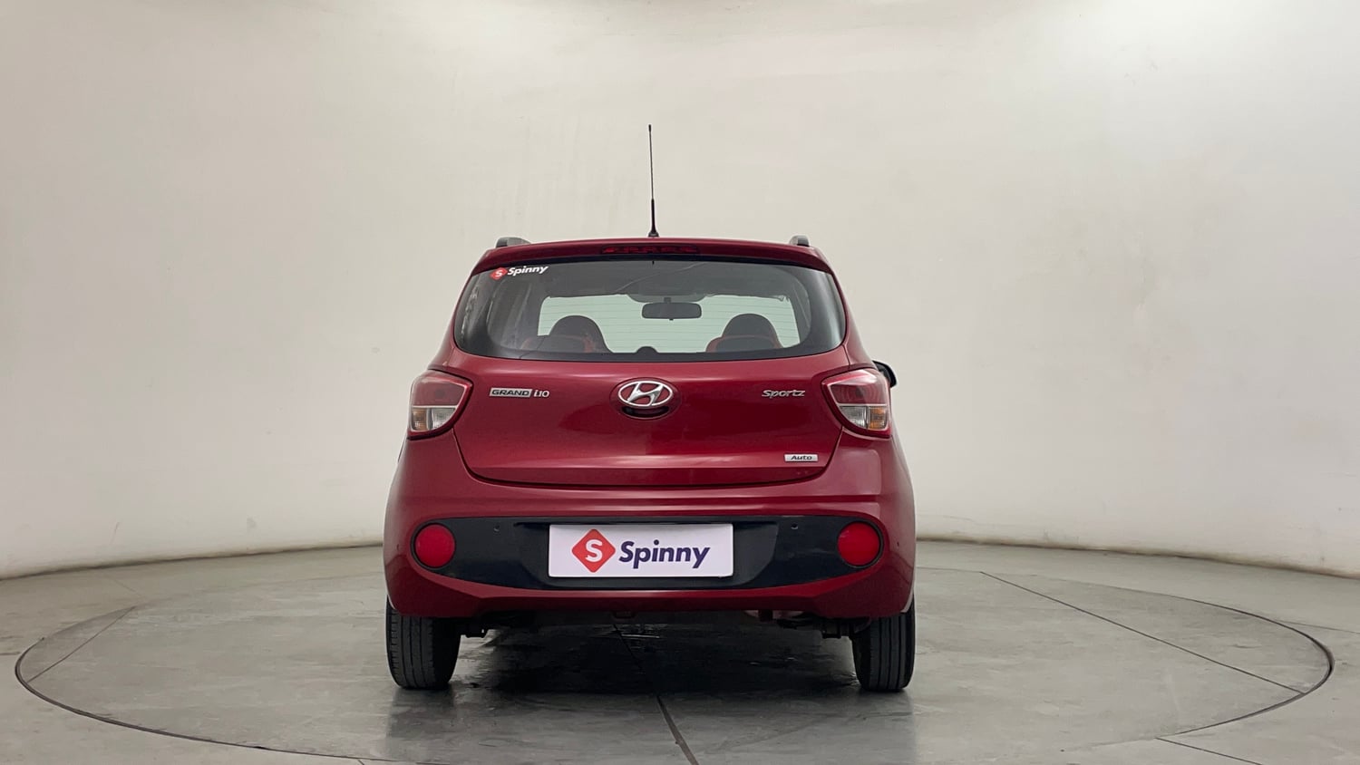Used 2017 Hyundai Grand i10 Sportz (O) AT 1.2 Kappa VTVT Petrol Automatic exterior BACK VIEW
