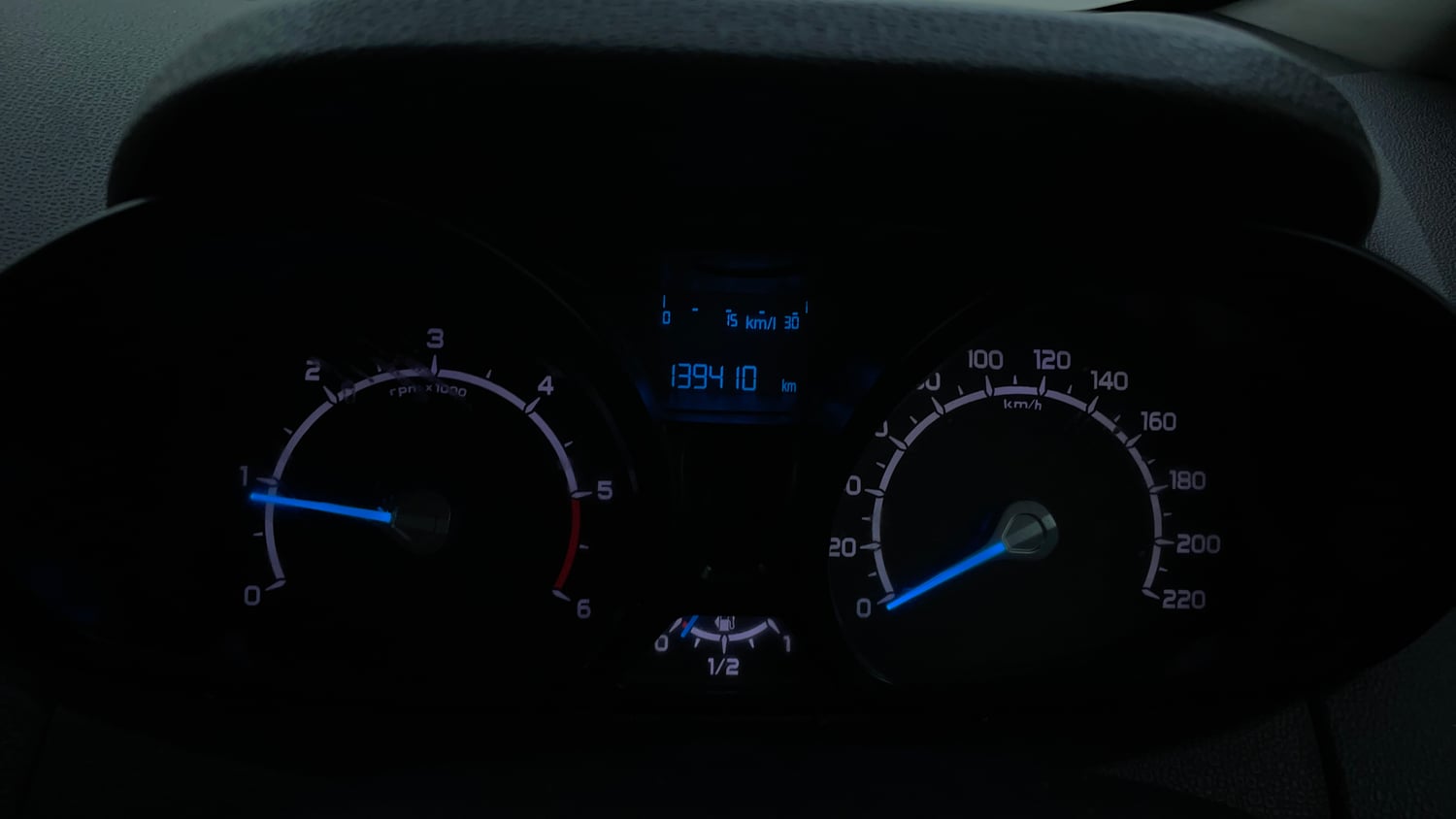 Used 2014 Ford EcoSport Trend 1.5 TDCi Diesel Manual interior CLUSTERMETER VIEW