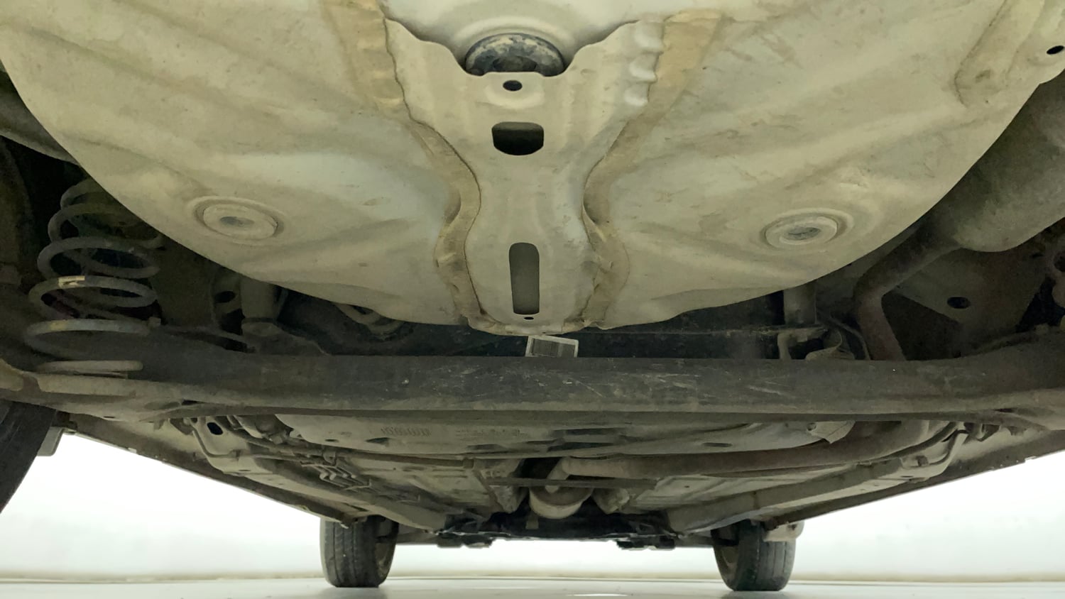 Used 2018 Maruti Suzuki Baleno Zeta 1.2 Petrol Manual extra REAR UNDERBODY VIEW (TAKEN FROM REAR)