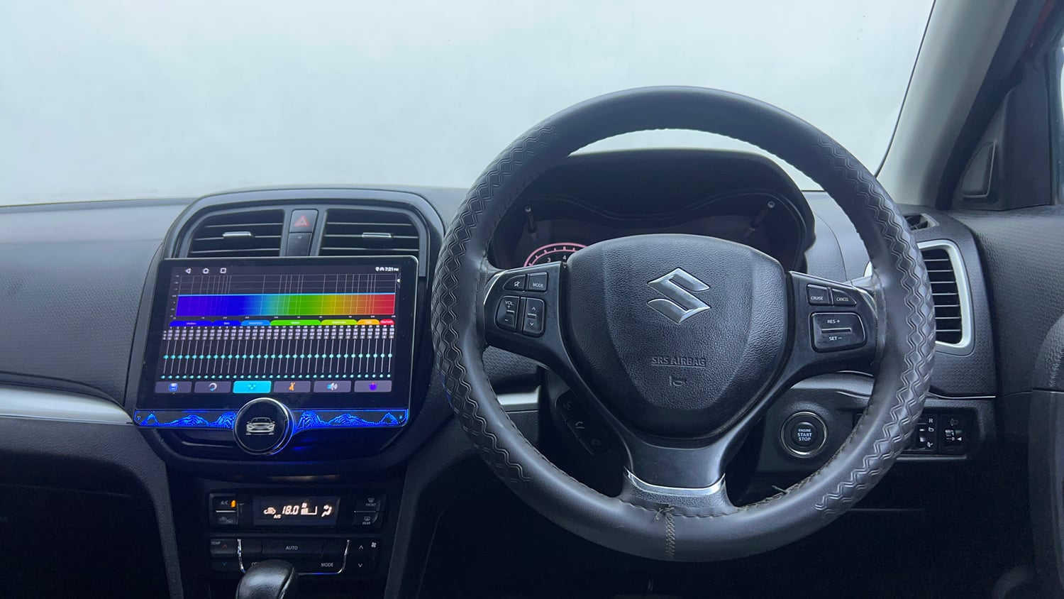 Used 2021 Maruti Suzuki Vitara Brezza ZXi AT SHVS Petrol Automatic interior STEERING VIEW