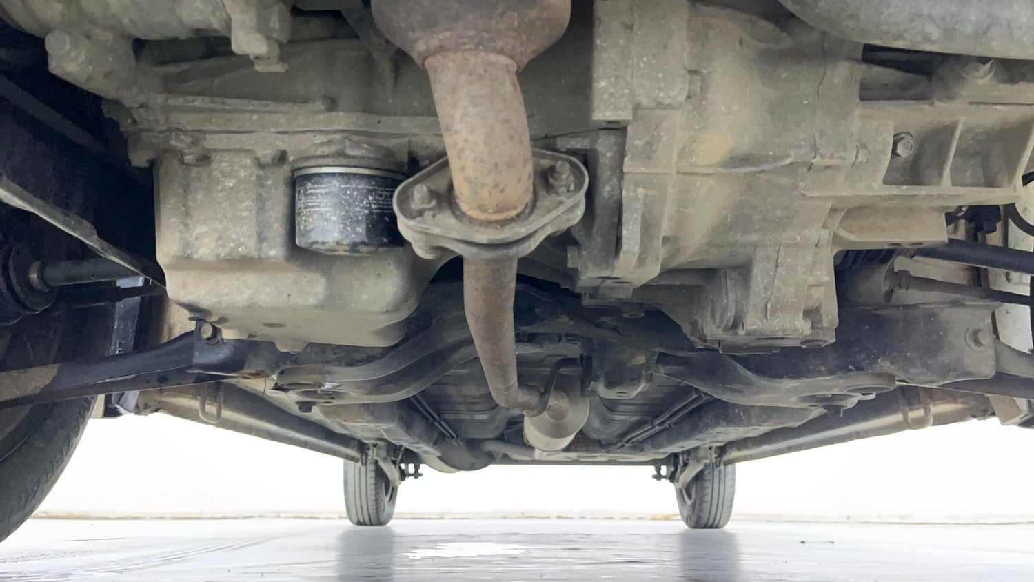 Used 2012 Maruti Suzuki Wagon R 1.0 LXi CNG Cng Manual extra FRONT LEFT UNDERBODY VIEW