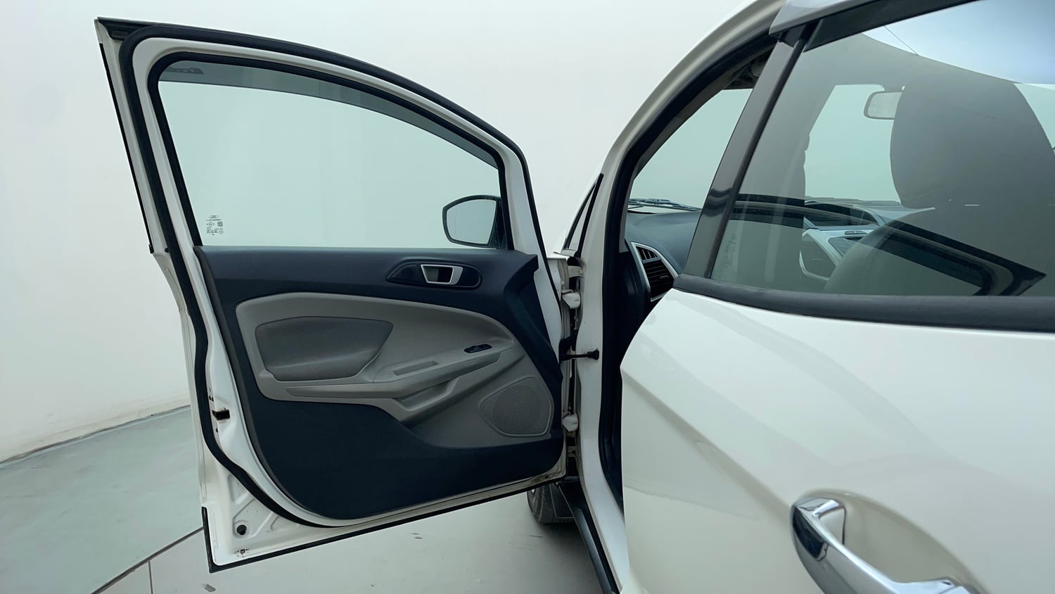 Used 2014 Ford EcoSport Trend 1.5 TDCi Diesel Manual interior LEFT FRONT DOOR OPEN VIEW