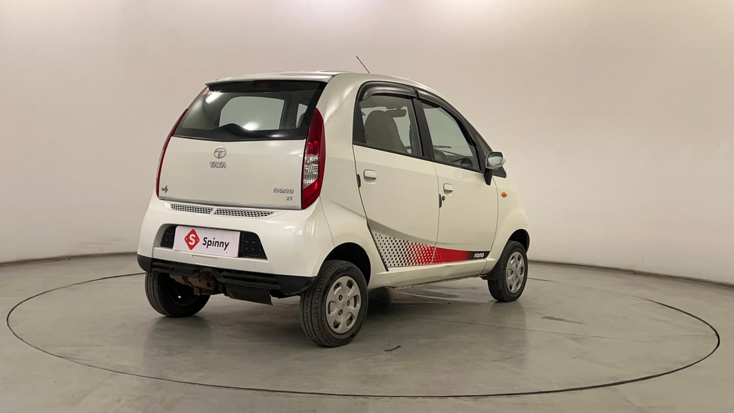 Used 2015 Tata Nano Twist XT Petrol Manual exterior RIGHT REAR CORNER VIEW