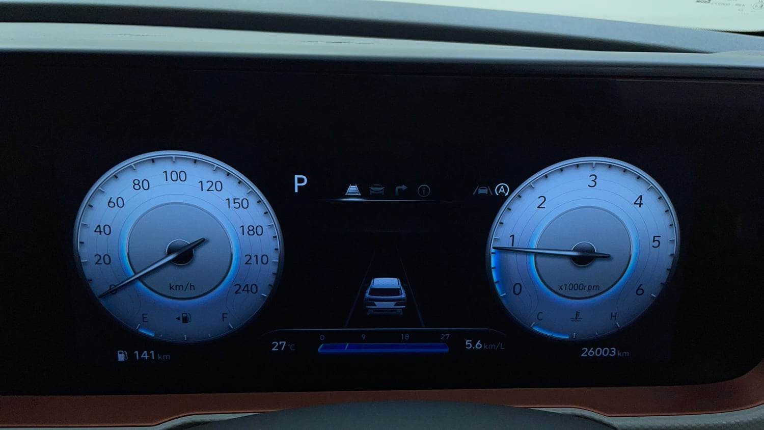 Used 2024 Hyundai Creta 1.5 CRDi Diesel AT DSL SX(O) Diesel Automatic interior CLUSTERMETER VIEW