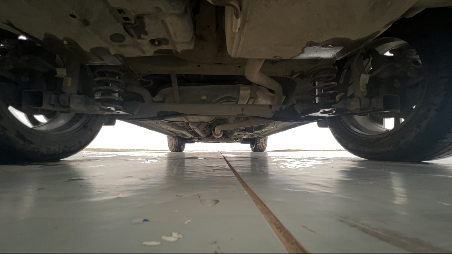 Used 2023 Hyundai Creta SX (O) 1.5 Diesel Automatic knight Diesel Automatic extra REAR UNDERBODY VIEW (TAKEN FROM REAR)