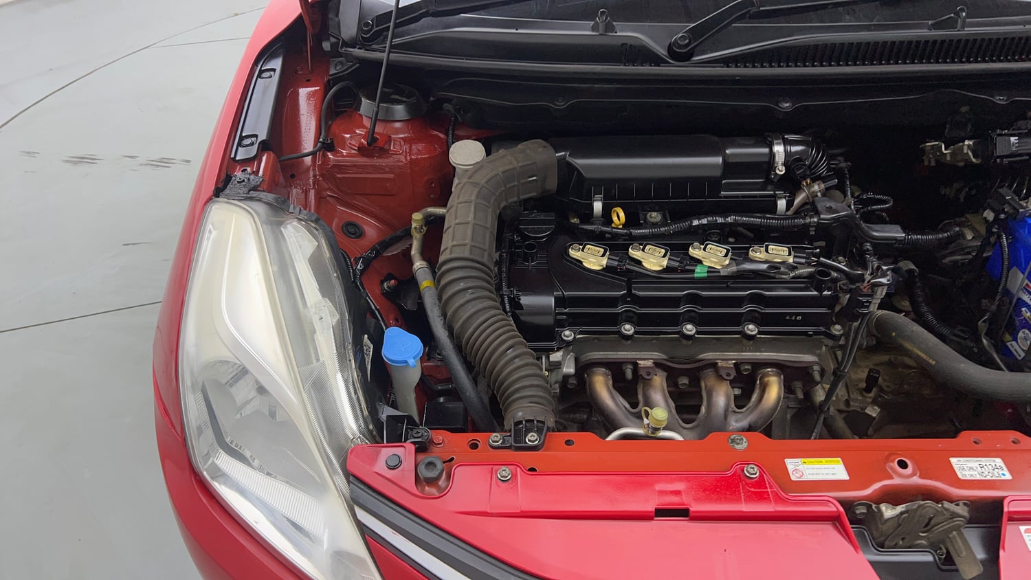 Used 2016 Maruti Suzuki Baleno Zeta 1.2 Petrol Manual engine ENGINE RIGHT SIDE VIEW