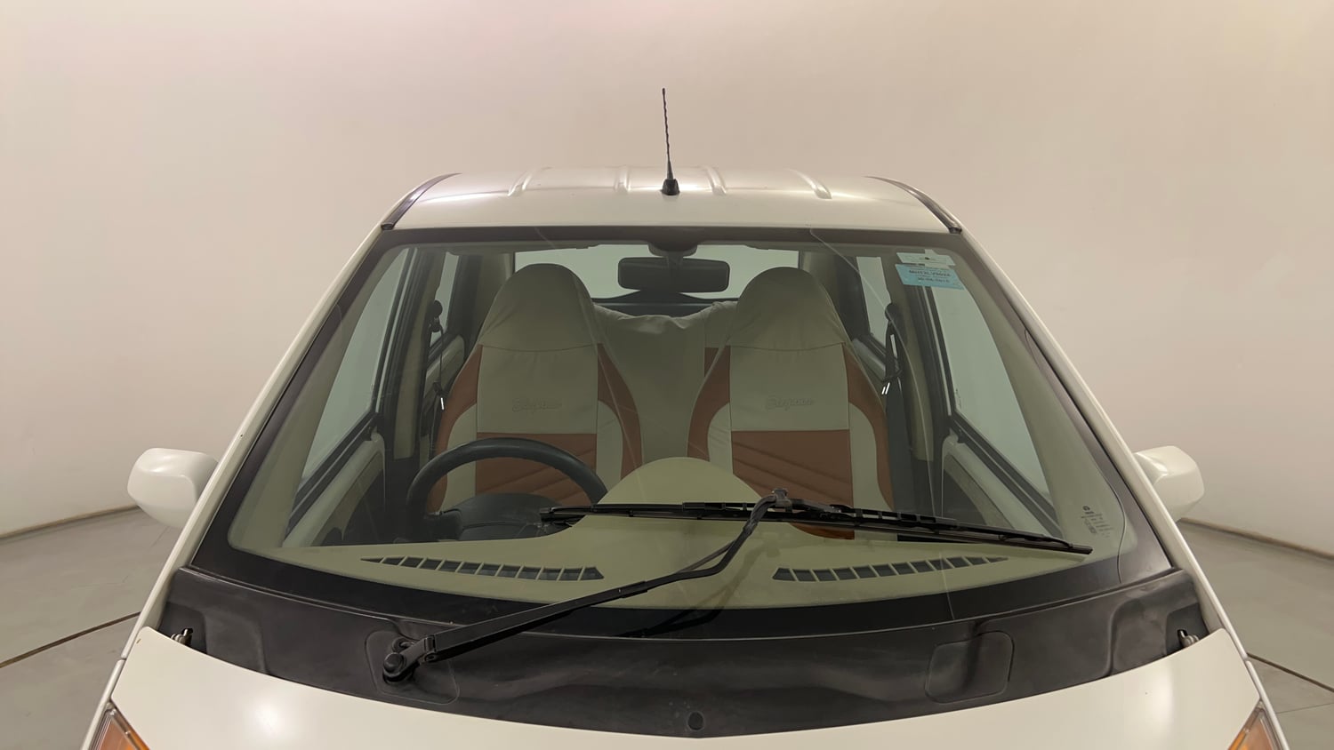 Used 2015 Tata Nano Twist XT Petrol Manual exterior FRONT WINDSHIELD VIEW