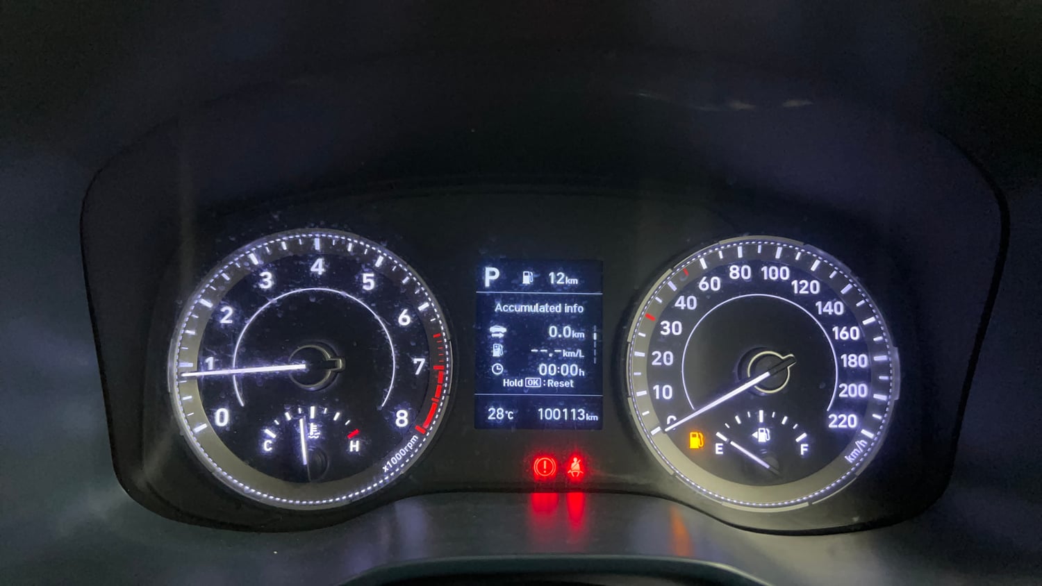 Used 2019 Hyundai Venue SX Plus 1.0 Turbo DCT Dual Tone Petrol Automatic interior CLUSTERMETER VIEW