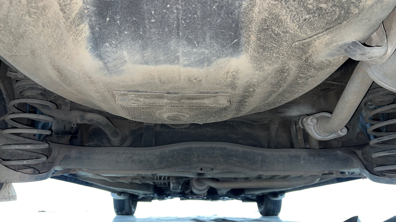 Used 2013 Honda Amaze 1.2 S i-VTEC Petrol Manual extra REAR UNDERBODY VIEW (TAKEN FROM REAR)