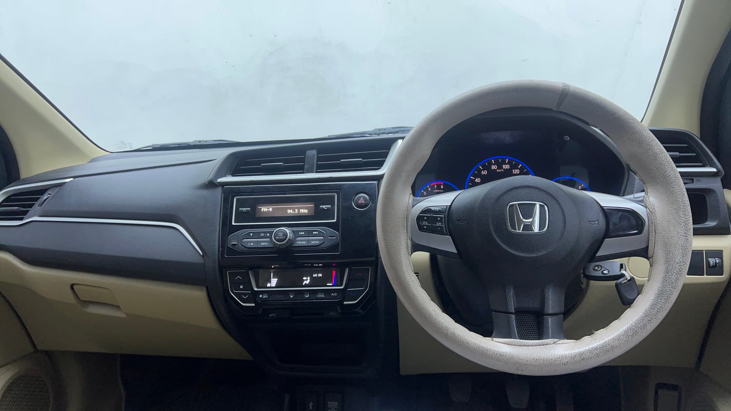 Used 2017 Honda Amaze 1.2 S i-VTEC Petrol Manual interior DASHBOARD VIEW