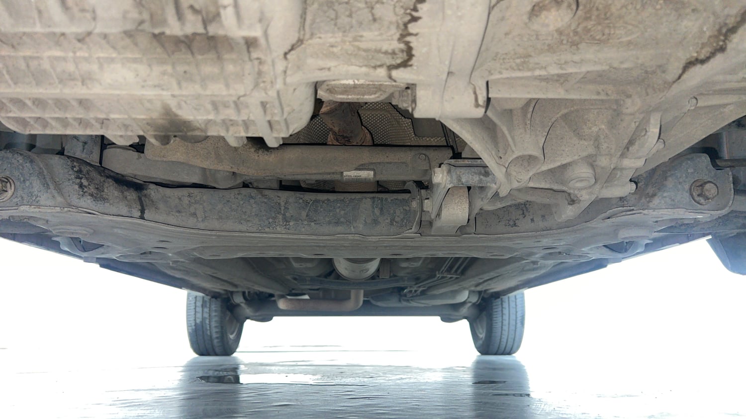 Used 2015 Ford EcoSport Titanium 1.5 Ti-VCT AT Petrol Automatic extra FRONT LEFT UNDERBODY VIEW